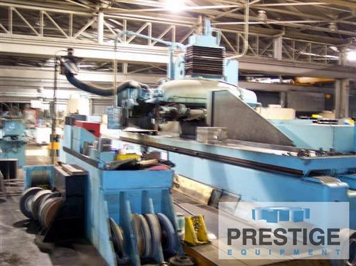 35" x 193" Thompson Nippei #FXV-90/480, 30 HP grinding head, 75 HP auxiliary head,incremental - Image 7