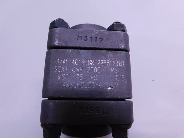 3/4" Jamesbury, 3-piece Ball Valve, 2000 psi, SW x SW, NEW - Image 3