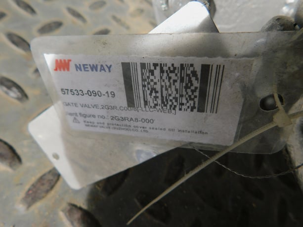2" Neway #2G3RA8-000, Gate Valve, 740 psi @ 100 F, Class 300, NEW - Image 4