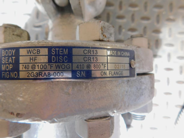 2" Neway #2G3RA8-000, Gate Valve, 740 psi @ 100 F, Class 300, NEW - Image 6