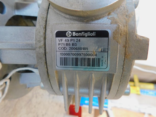 .33 HP 1360 RPM Electro Adda #FCP71FE-4, Gearmotor w/Bonfiglioli Brake, 230/400 Volts, New - Image 6