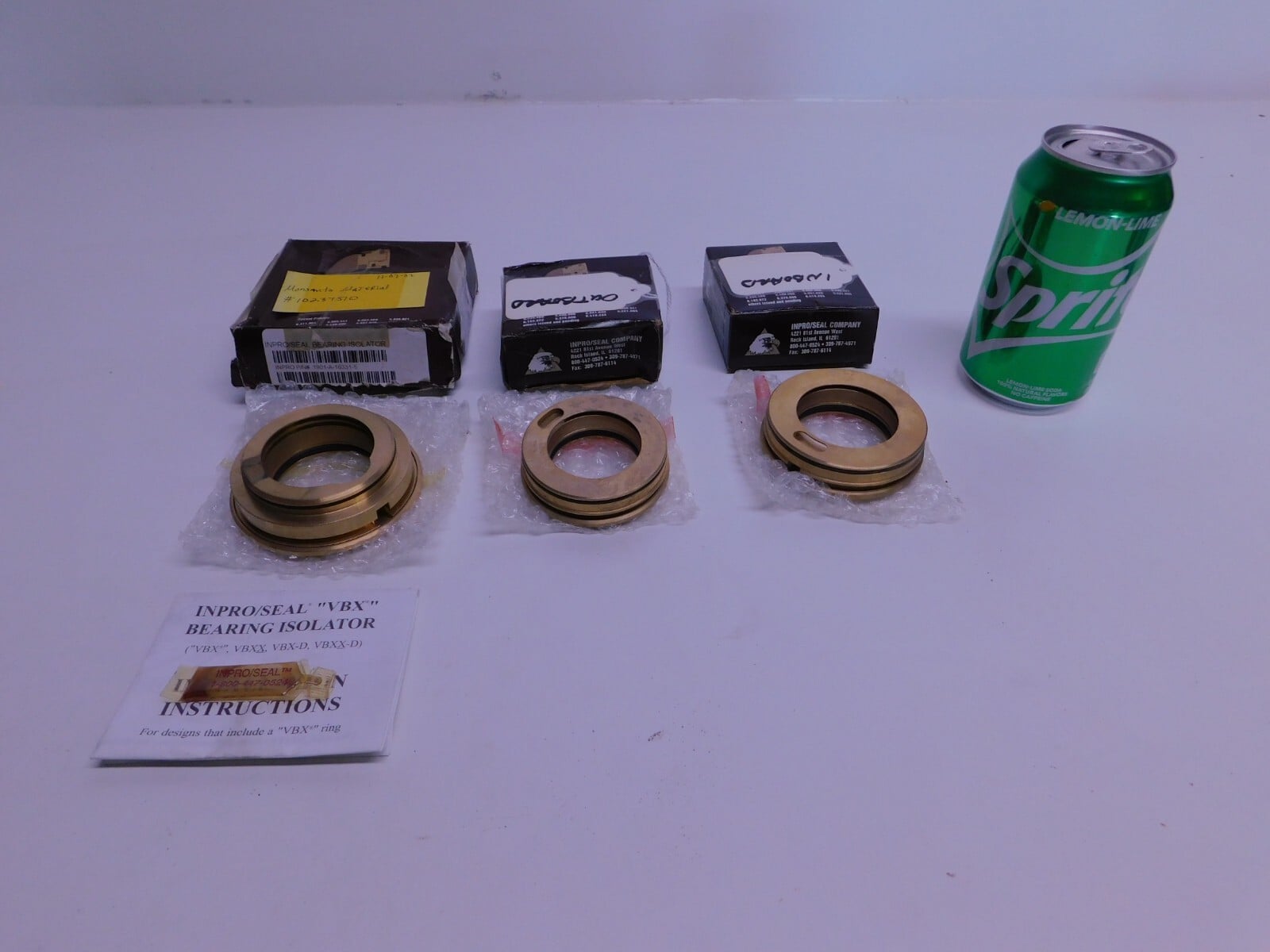 Inpro/Seal #1787-A-09585-0, Bearing Isolator, 1.575"/1.772"/1.771" Shaft, 2.441"/2.795"/2.441" Bore, qty. 3 - Image 1