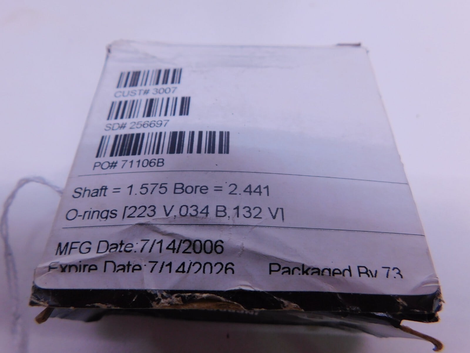 Inpro/Seal #1787-A-09585-0, Bearing Isolator, 1.575"/1.772"/1.771" Shaft, 2.441"/2.795"/2.441" Bore, qty. 3 - Image 4