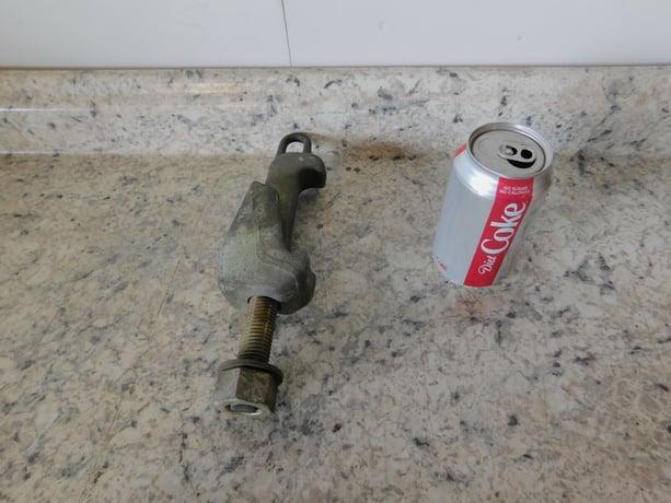 J-Bolt Clamp, 7/8" Bolt, 3-3/4" - 6" Grip Range, for Rigging Vessel, Used - Image 3