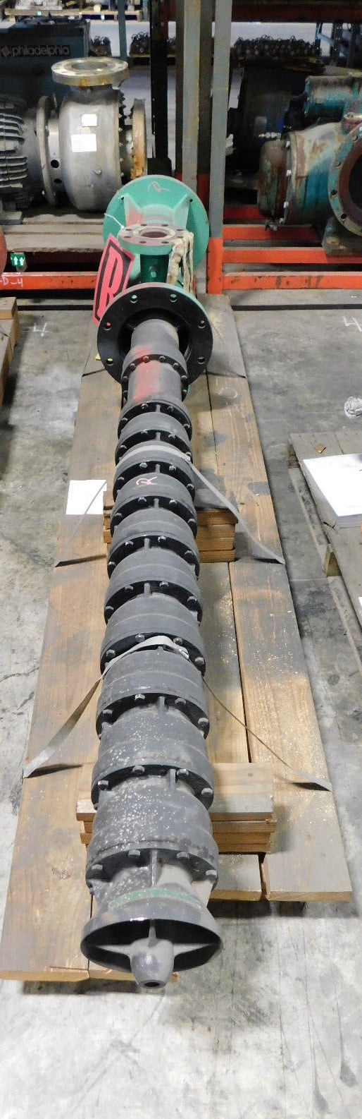 Johnston, Multi-Stage Pump, 9 Stages, 5-1/2" diameter, 3" x 4" Flange, NEW - Image 9