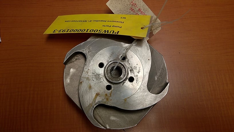 FlowServe #MY50754A, Impeller, 8" diameter, CD4M, NEW - Image 4
