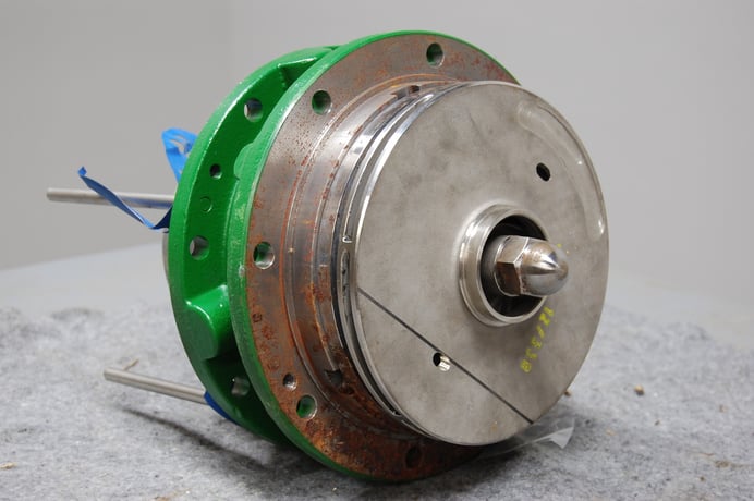 Crane Backplate & Impeller, 8" diameter Impeller, 316 Stainless Steel /Hastelloy C - Image 3