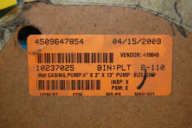 Goulds #A02390A, Pump Housing, 4" x 3" x 13", FRP Hetron, NEW - Image 10