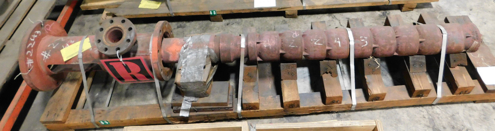 Vertical Pump, 9 Stage, 3" x 4", 5-1/2" diameter, Used - Image 5