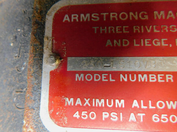 2-1/2" Armstrong #250-LS10VB, Inverted Bucket Steam Trap, 2-1/2" NPT, NEW - Image 6