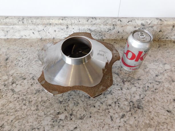 Flowserve Durco #3X2-13 MK2GR2 D20, Pump Impeller, 10" diameter, 5 Vane, A20, NEW - Image 5