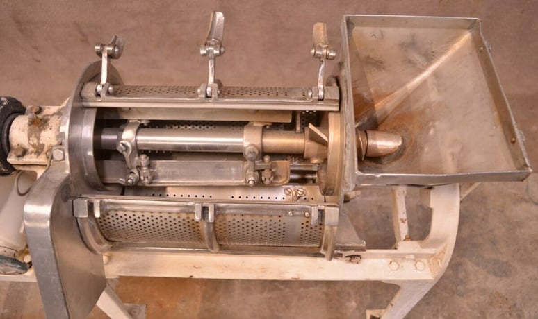 Langsenkamp #185SC, compact lab size fruit/vegetable juice/sauce finisher w/Reeves variable speed Control - Image 4