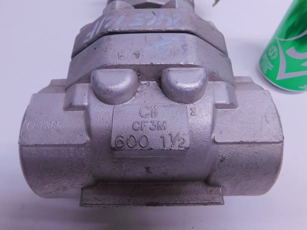 1-1/2" Apollo, Ball Valve, Class 600# SW x SW, CF3M 316L Body, NEW - Image 6
