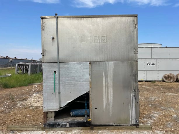 40 Ton, Turbo #CAR80LR, Plate Ice Maker, Stainless Steel, Ammonia (R-717), 30 GPM, 460 V, (4) 3/4 HP water - Image 7