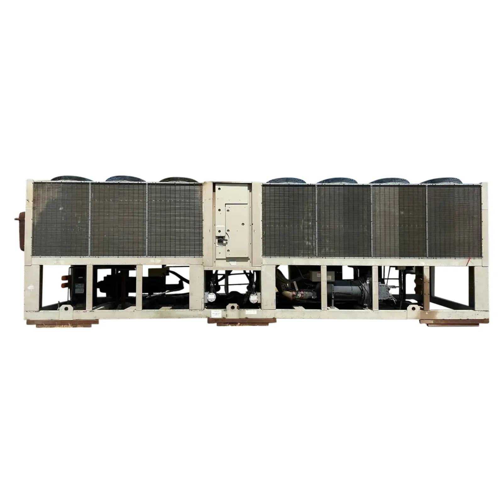 250 Ton, McQuay #AGS250B27-ER10, Air Cooled Water Chiller, Halocarbon (Freon), 16 fins/in. x 3 rows deep, 350 - Image 1