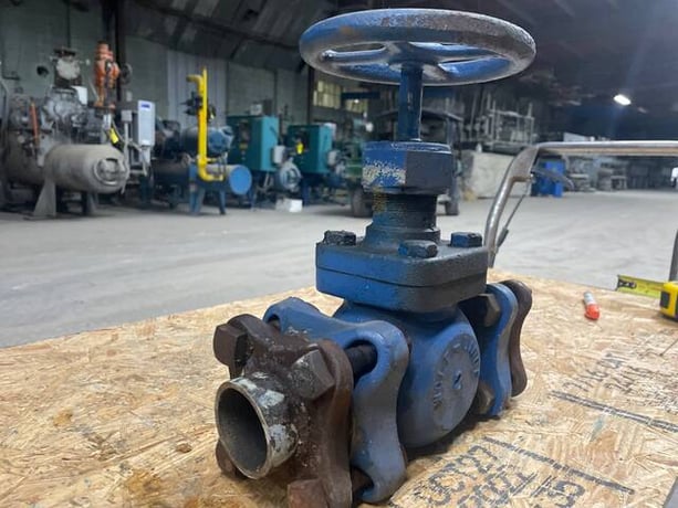 2" Wolf-Linde #5847, Globe Shut-Off Valve w/Flanges - Image 6