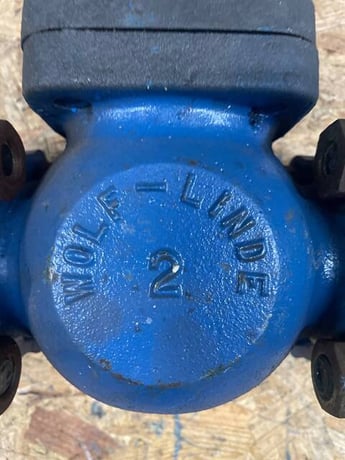 2" Wolf-Linde #5847, Globe Shut-Off Valve w/Flanges - Image 7
