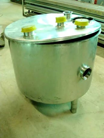 23 gallon Stainless Steel Balance Tank, 24" diameter x 17" straight wall - Image 10