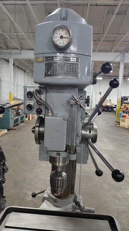 13.38" Alzmetall #AB4, drill press, 6.69" stroke, 13.386" throat - Image 2