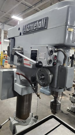 13.38" Alzmetall #AB4, drill press, 6.69" stroke, 13.386" throat - Image 3