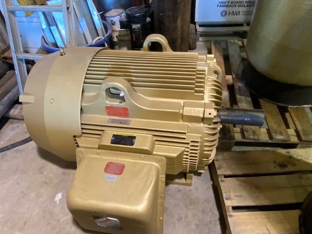 125 HP 1725 RPM Baldor-Reliance, Frame EM4410TS-4, TEFC, 144 amp, cont duty, 460 Volts, new - Image 1