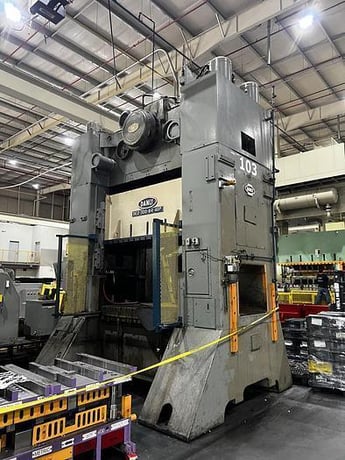 300 Ton, Danly #SE2-300-84-48, straight side double crank Stamping press, 12" stroke, 42" Shut Height, 10" - Image 1