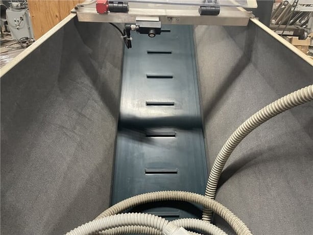 11.5" wide x 6' long, Valois, portable elevator hopper conveyor, .33 HP Siemens AC motor, 460 V. - Image 9