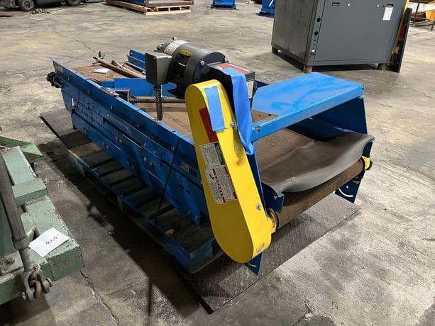 23.5" wide x 7' long, New London #200-24-70, horizontal conveyor, 2017 - Image 3