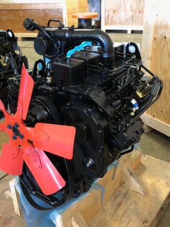 105 HP Cummins #4BT, remanufactured extended long block engine - Image 2