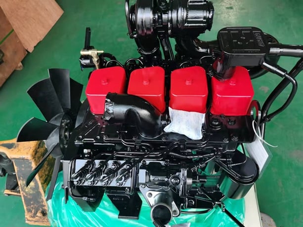180 HP Cummins #4BTTAA, (Twin Turbo Special Build) remanufactured extended long block engine - Image 1