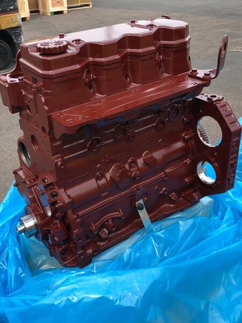170 HP Cummins #QSB/ISB 4.5 Long Block Diesel Engine (Rear Gear Train - HPCR Setup) - Image 1