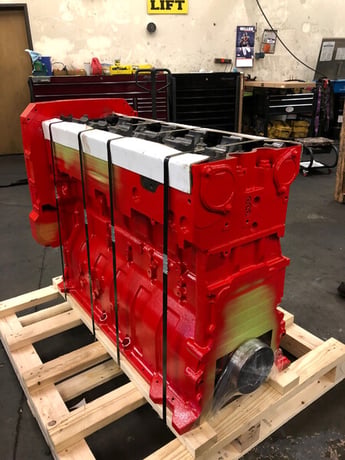 500 HP Cummins #ISX, remanufactured long block - CPL 2733 - Image 1