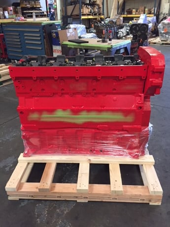 565 HP Cummins #ISX, remanufactured long block - CPL 8518 - Image 1