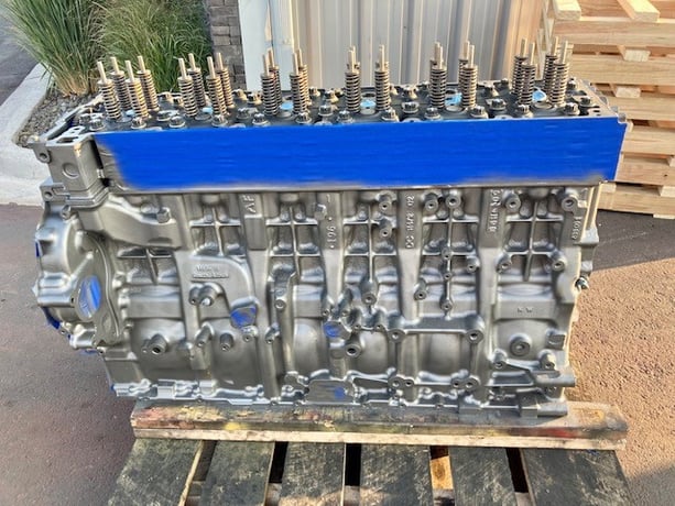 520 HP Detroit Diesel #DD15, remanufactured long block - Image 1