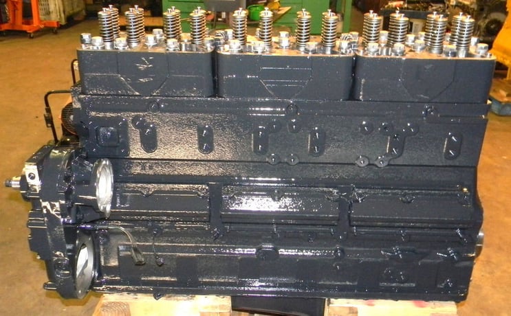 350 HP Cummins #N14, mechanical remanufactured long block engine - CPL 1532 - Image 2