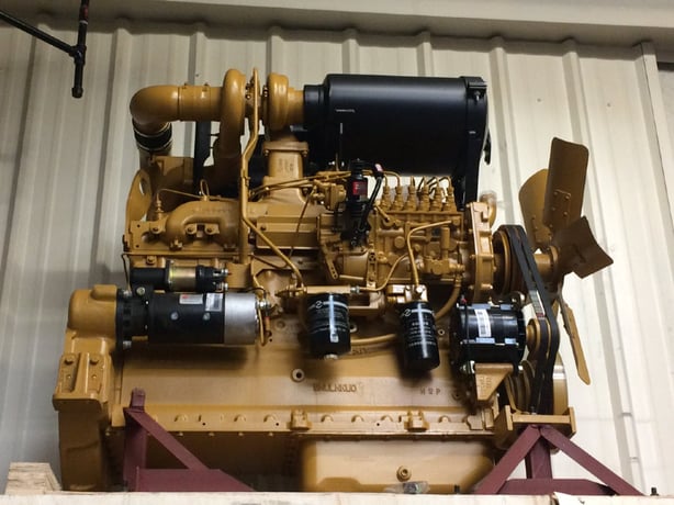 220 HP Caterpillar #3306DI, remanufactured extended long block engine - Image 1