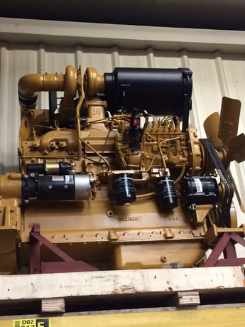 220 HP Caterpillar #3306DI, remanufactured extended long block engine - Image 4