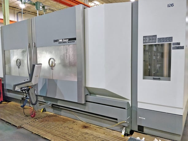 DMG, Mori Deckel Maho #DMF-360-linear, 120 automatic tool changer, 141.7" X, 36.2" Y, 32 Z.18k RPM, 2007 - Image 2
