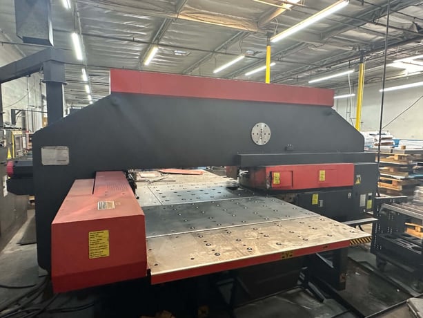 33 Ton, Amada #Vipros-357-Queen, CNC turret punch, 50" x 144" sheet, 58 station, 2 automatic index, 1997 - Image 3