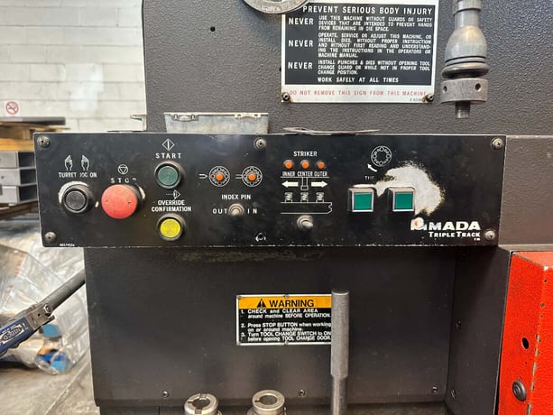 33 Ton, Amada #Vipros-357-Queen, CNC turret punch, 50" x 144" sheet, 58 station, 2 automatic index, 1997 - Image 7