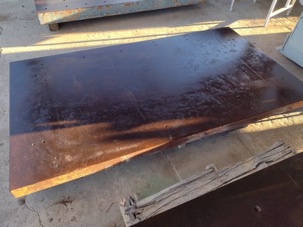 77" x 42" x 3", Steel floor platee - Image 4