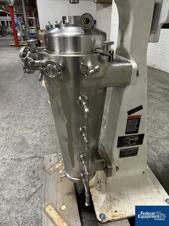 Sharples #AS16VB, Vaporite Super Centrifuge, Stainless Steel, 17000 RPM, 22 psig @ 255 F, 1.1 SG - Image 8