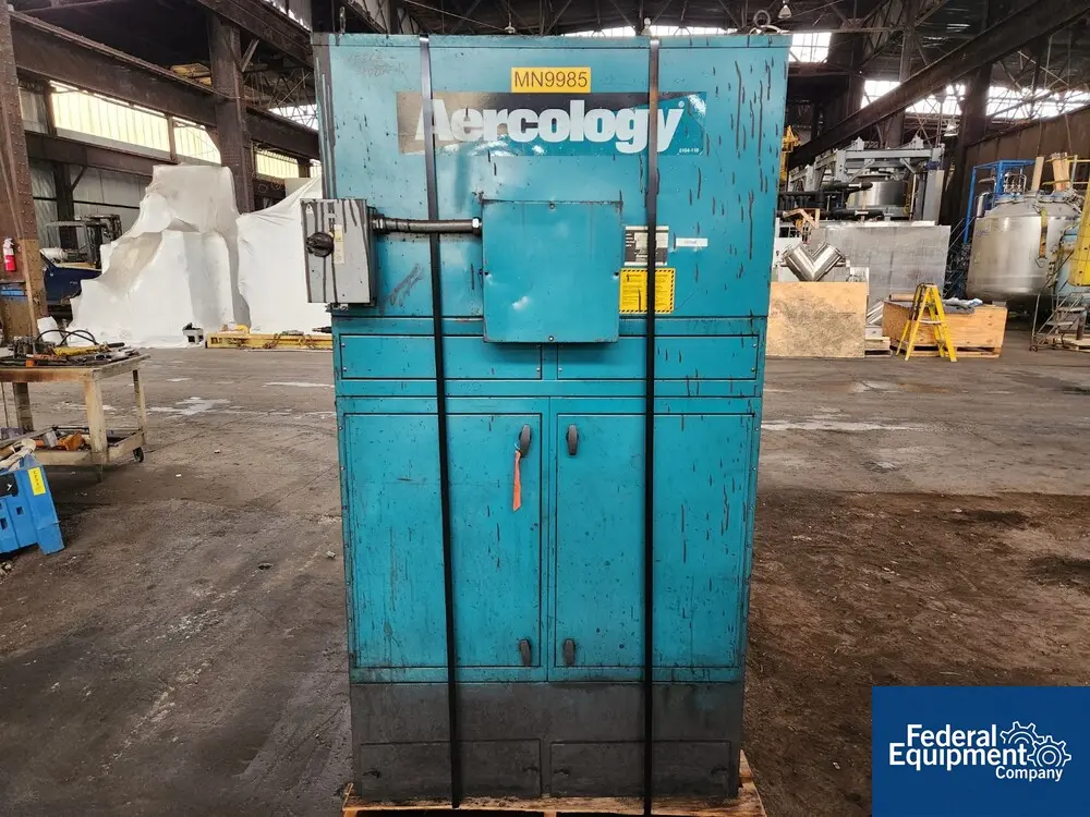 1500 cfm Aercology #CF1500, Dust Collector, Carbon Steel, 2 cartridges, 480 sq.ft., 3 HP, 460 V - Image 1