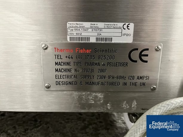 .75" Thermo Scientific, Pelletizing Line, 21:1 L/D, 230 V - Image 3