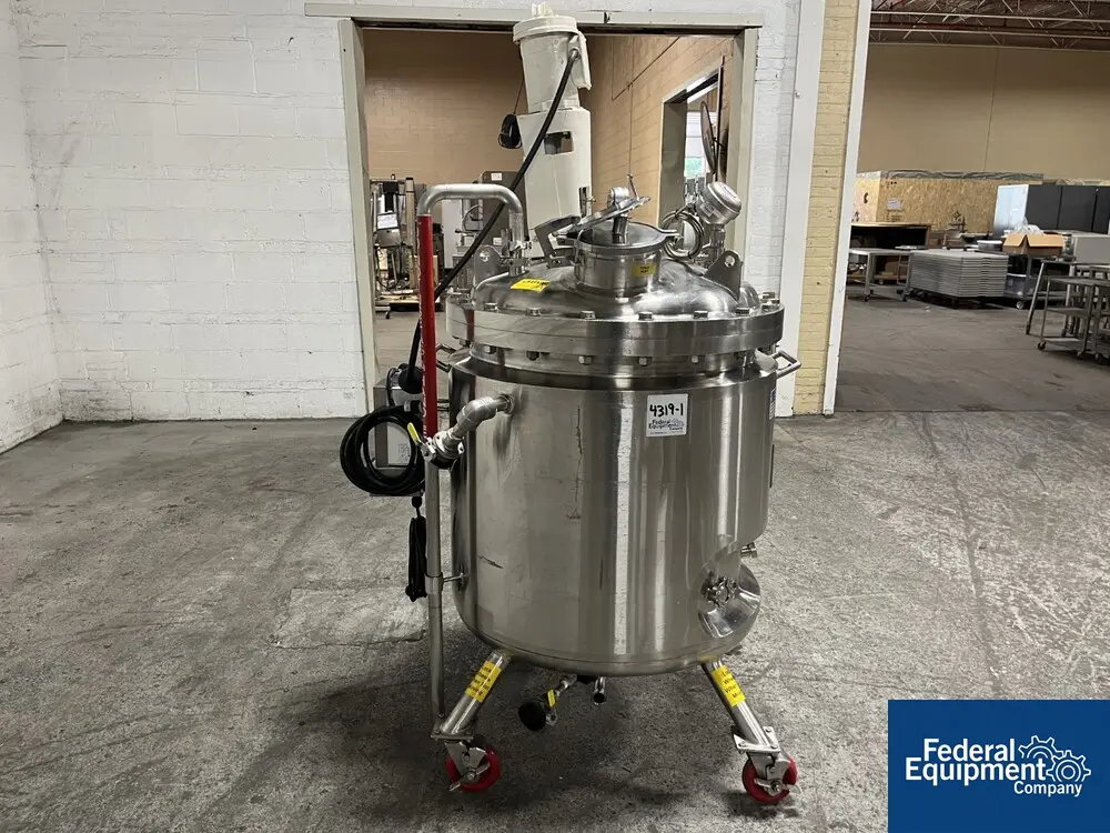 Precision, Stainless Reactor, 316L Stainless Steel, 400 Liter, 45 psi internal, 90 psi jacket, 338 F, 0.30 - Image 5