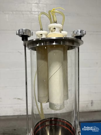 Vector Corp. #MFL01, Fluidized Air Bed Dryer/Coater, 110 V, 2004 - Image 7