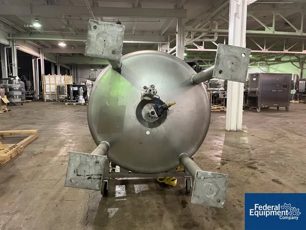 264.2 gallon Precision Reactor, 316L Stainless Steel, 42" diameter x 42" straight side, 51 psi internal, 160 - Image 5