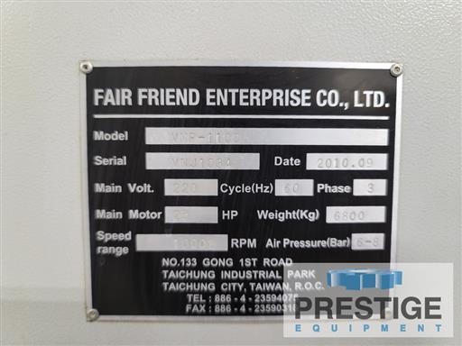 Feeler #VMP-1100, 4-Axis, 43" X, 24" Y, 23" Z, 10000 RPM, 23" x47" tbl, 4th Axis r/tab, Fanuc 0i-MD CNC - Image 8