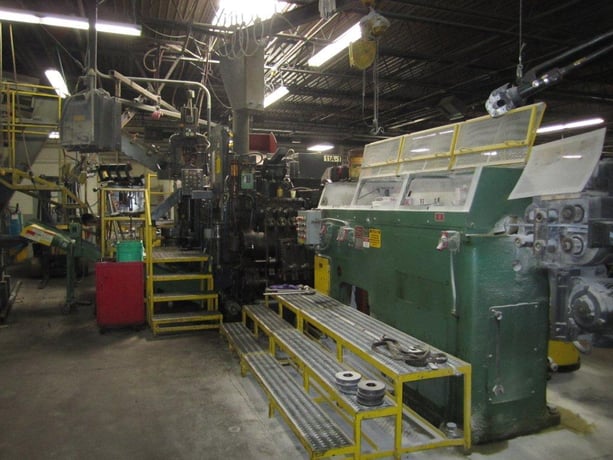 5/8" x 12" National #1012, 4-die long stroke boltmaker, 65 pieces/minute, IFO transfer, 1987 - Image 1