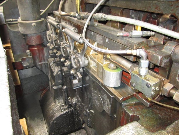 5/8" x 12" National #1012, 4-die long stroke boltmaker, 65 pieces/minute, IFO transfer, 1987 - Image 4